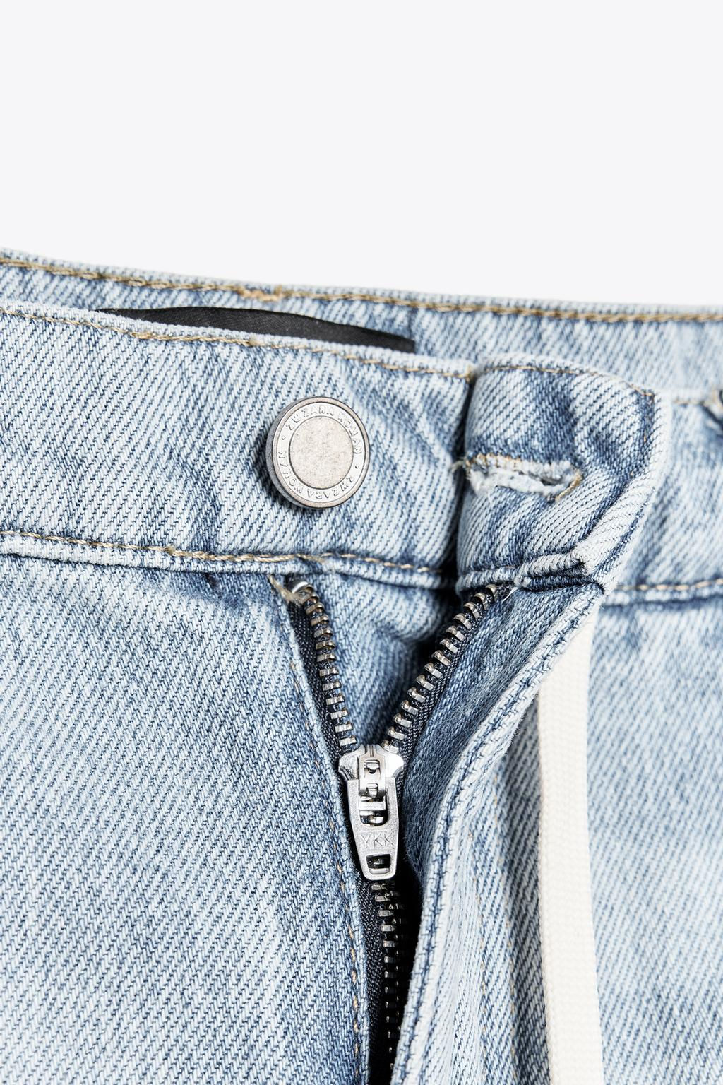 ZW COLLECTION RELAXED FIT MID-RISE JEANS - Zara фото 8