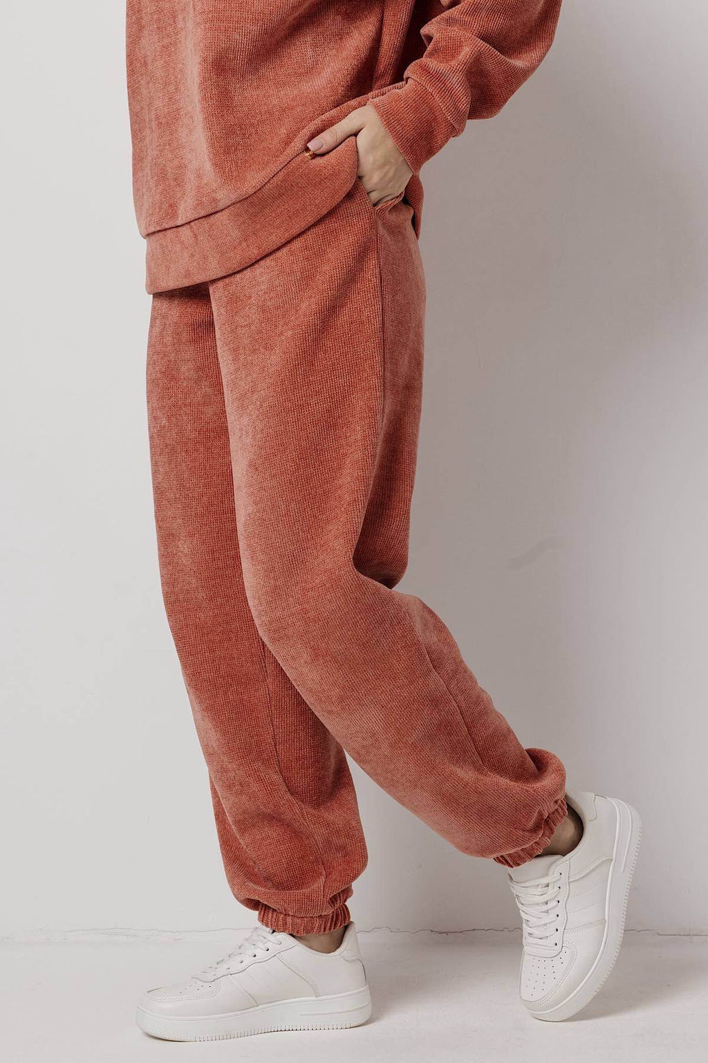 Брюки женские 194В/03/Терракотовый