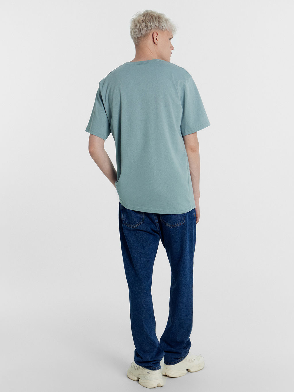 Футболка мужская в синем оттенке сланец 111875 - Mark formelle фото 5