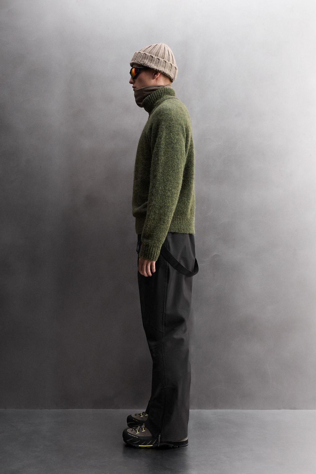 WOOL BLEND QUARTER-ZIP JUMPER - Zara фото 4