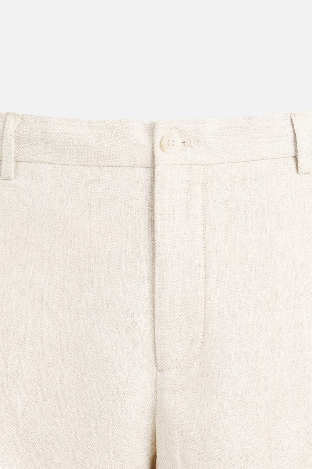 LINEN TROUSERS - Zara фото 10
