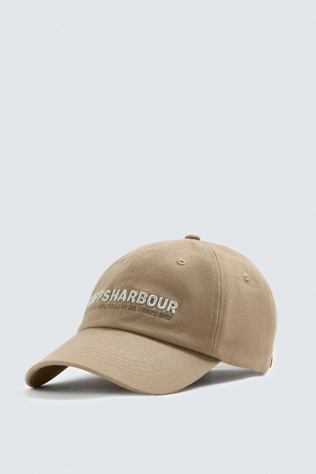 CAP WITH EMBROIDERED TEXT