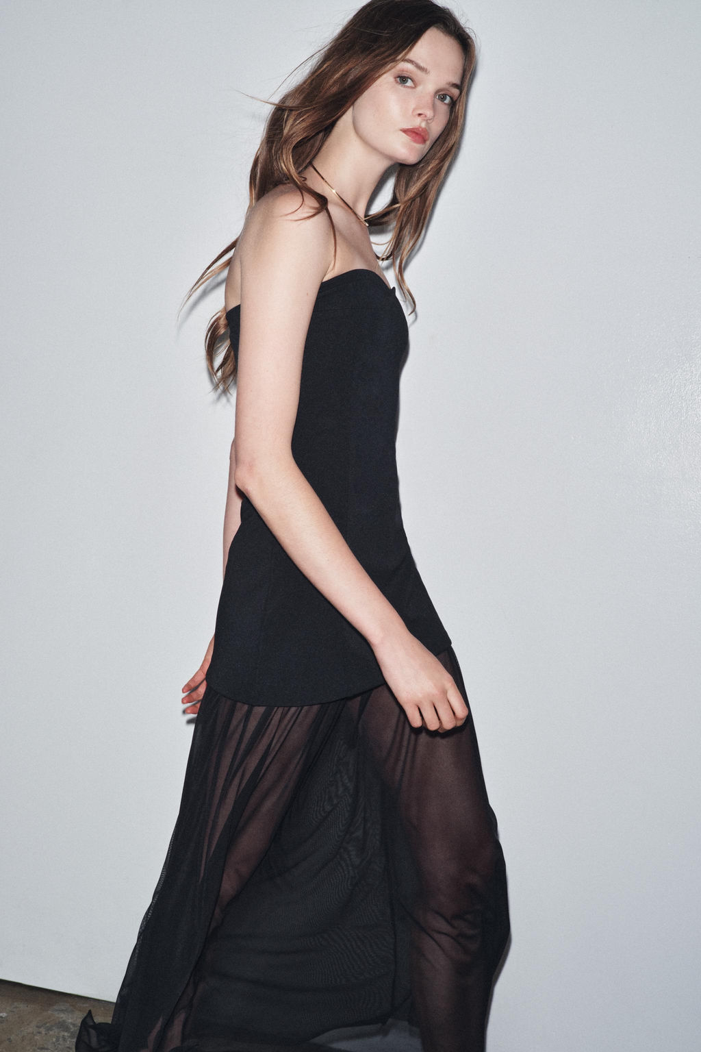 STRAPLESS COMBINED DRESS - Zara фото 3