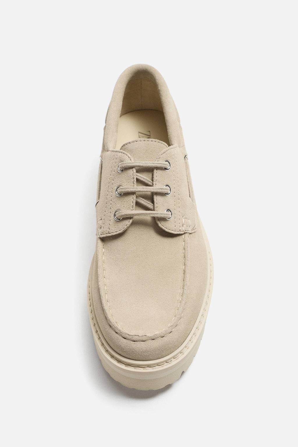 LEATHER DECK SHOES - Zara фото 4