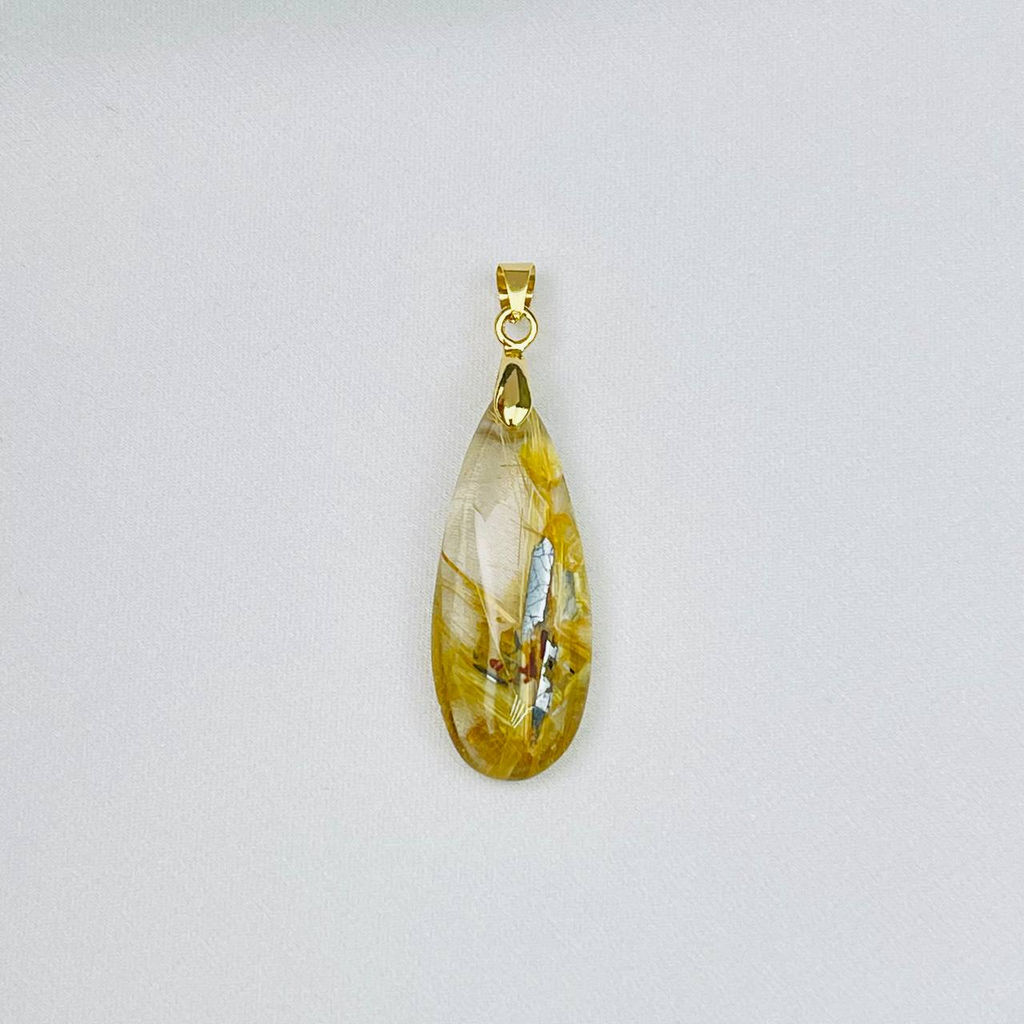 Кулон из Рутилового кварца (Волосатик)