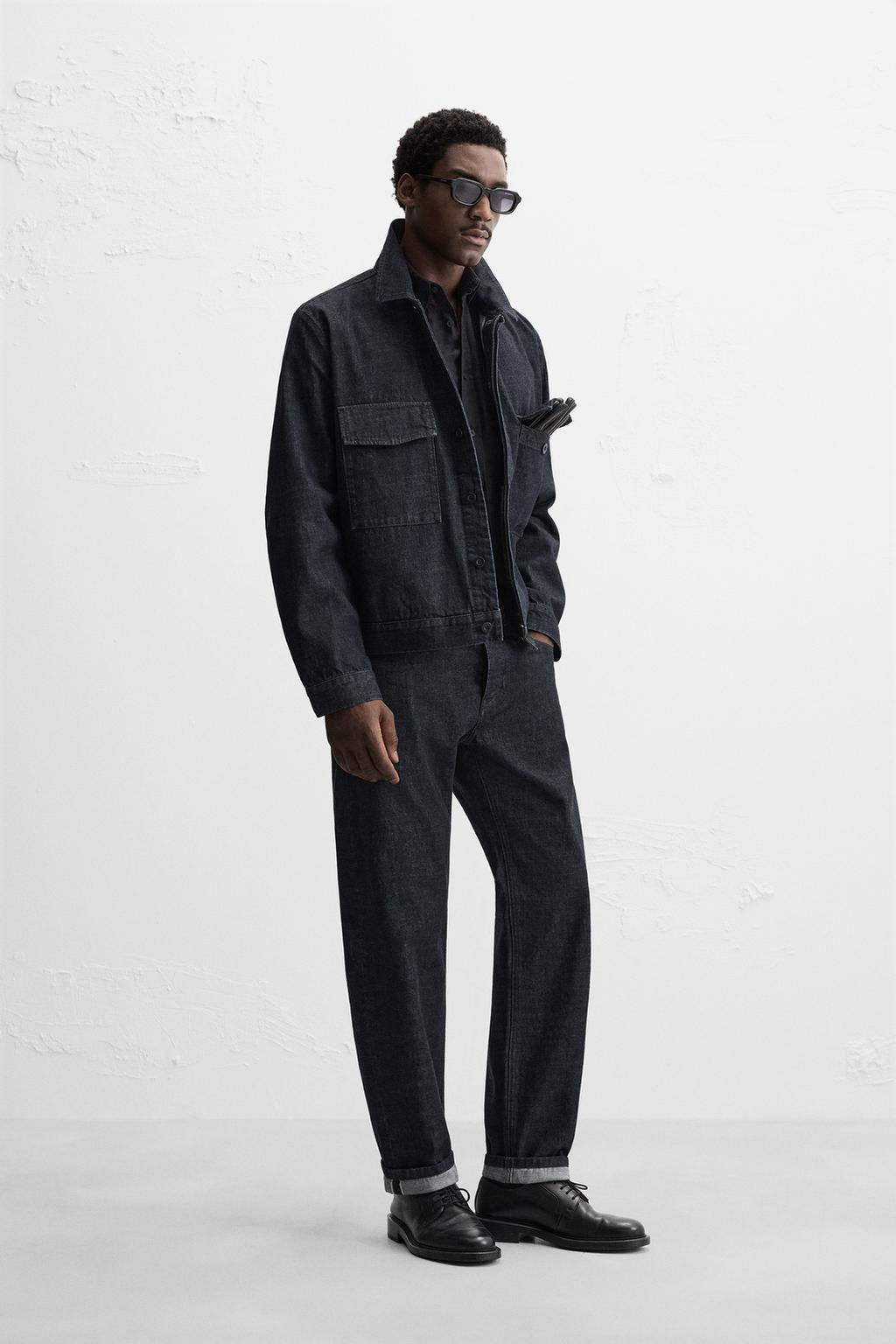 SELVEDGE DENIM OVERSHIRT - Zara фото 7