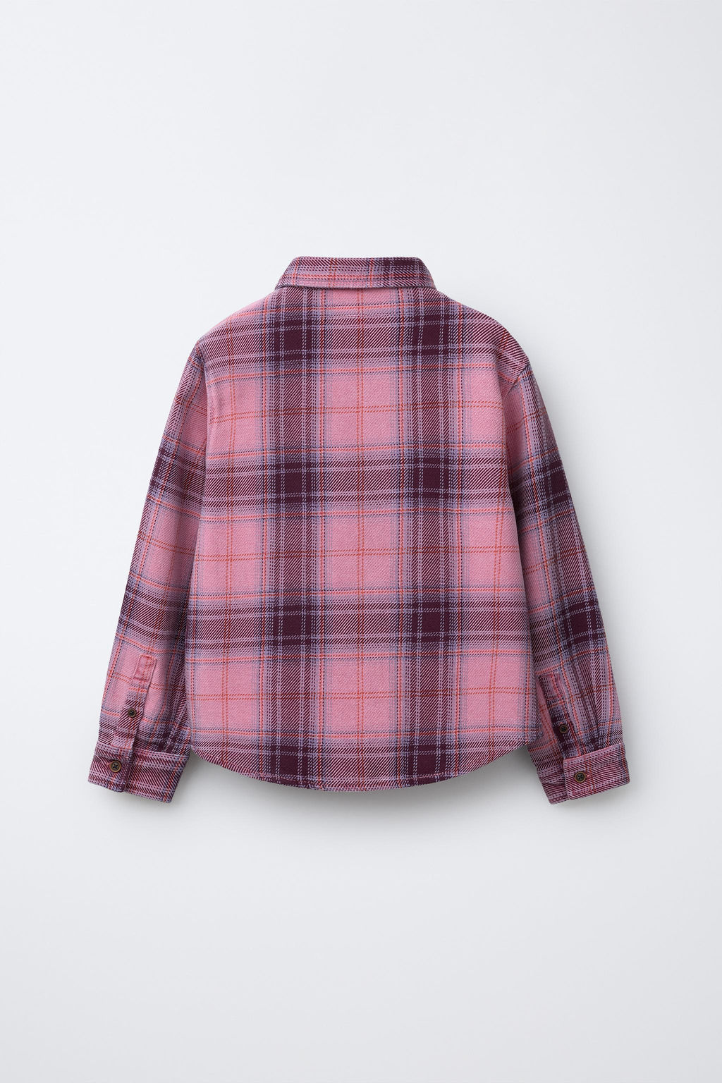WASHED EFFECT CHECK OVERSHIRT - Zara фото 6