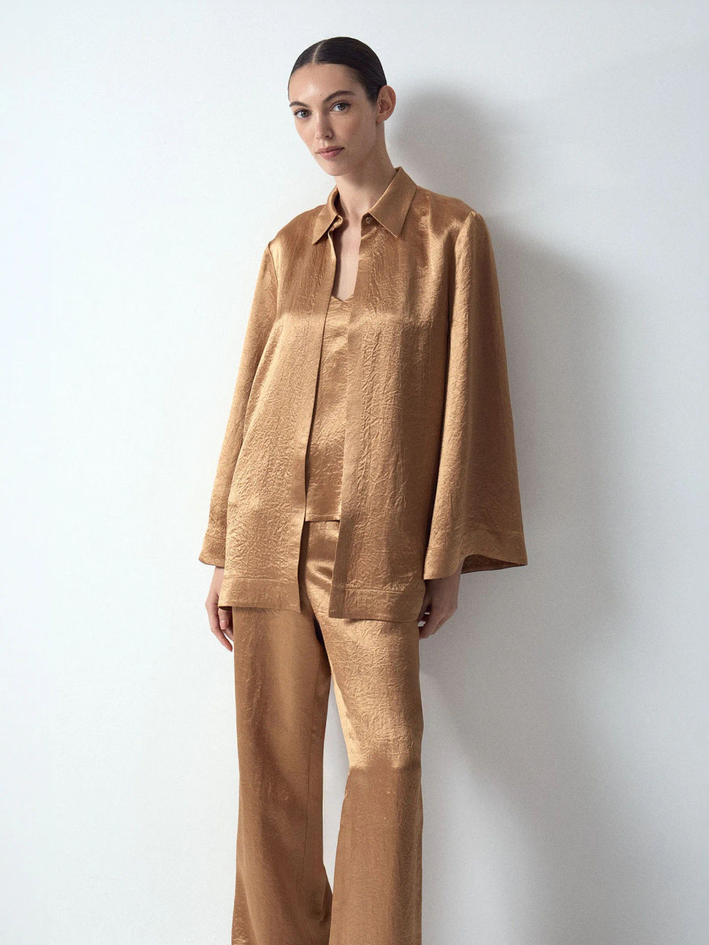 ЕМКА / Рубашка из ацетата