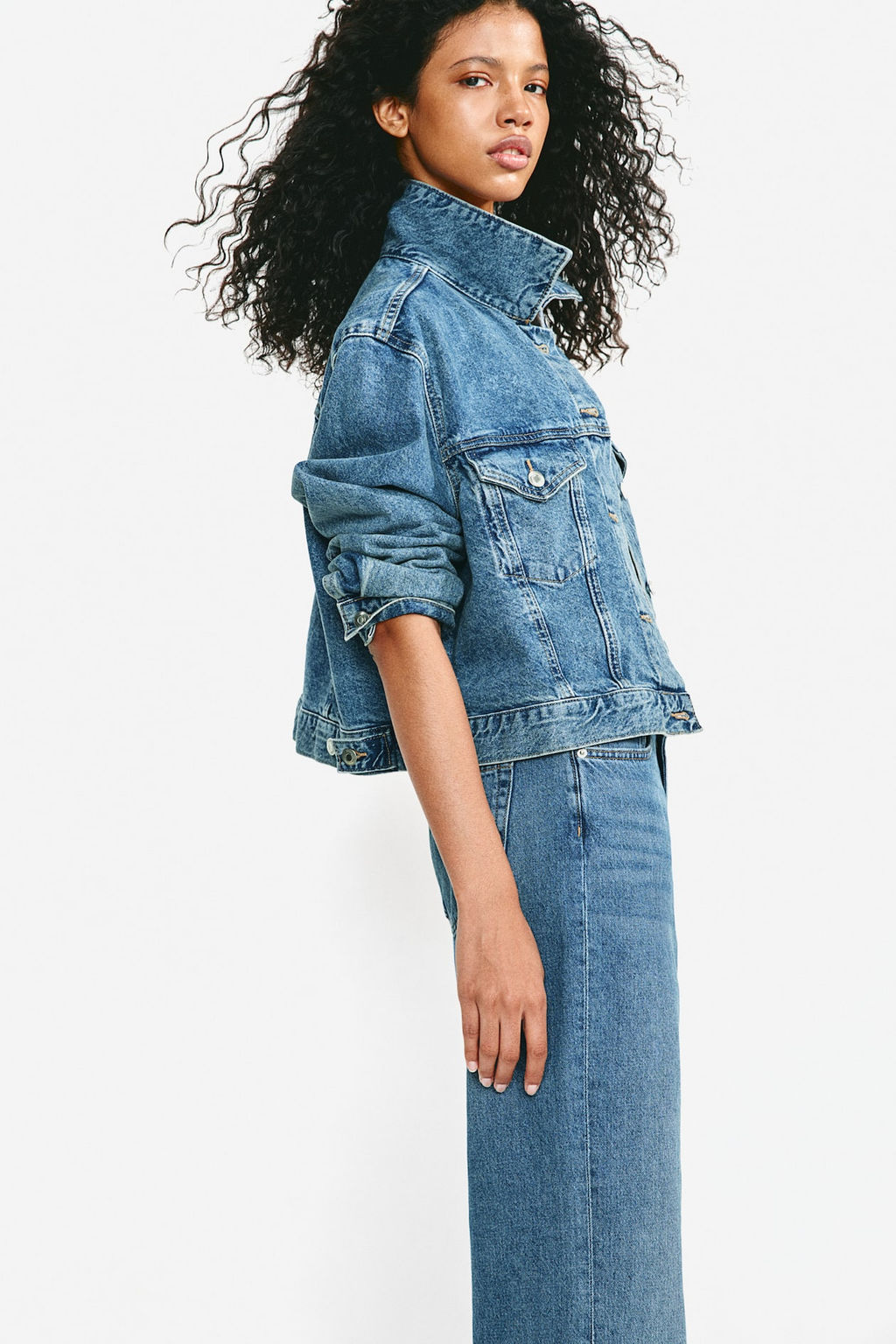 Wide High Jeans - H&m фото 14