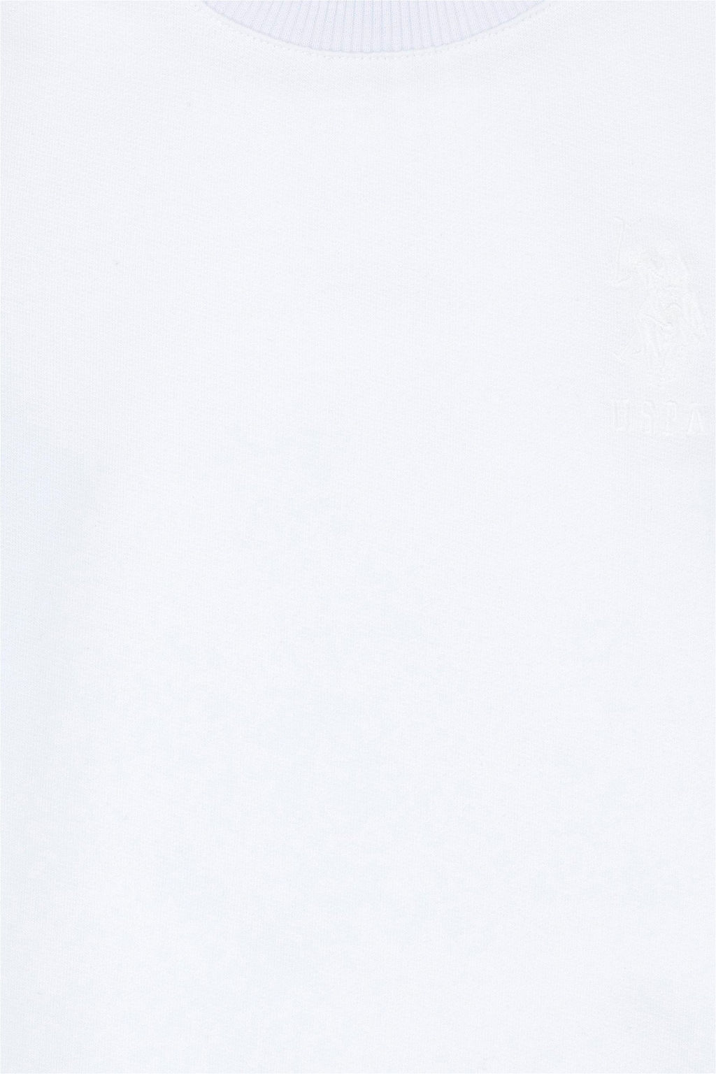 U. S. Polo Assn Детский белый базовый свитшот с круглым вырезом - U.s. polo assn фото 5