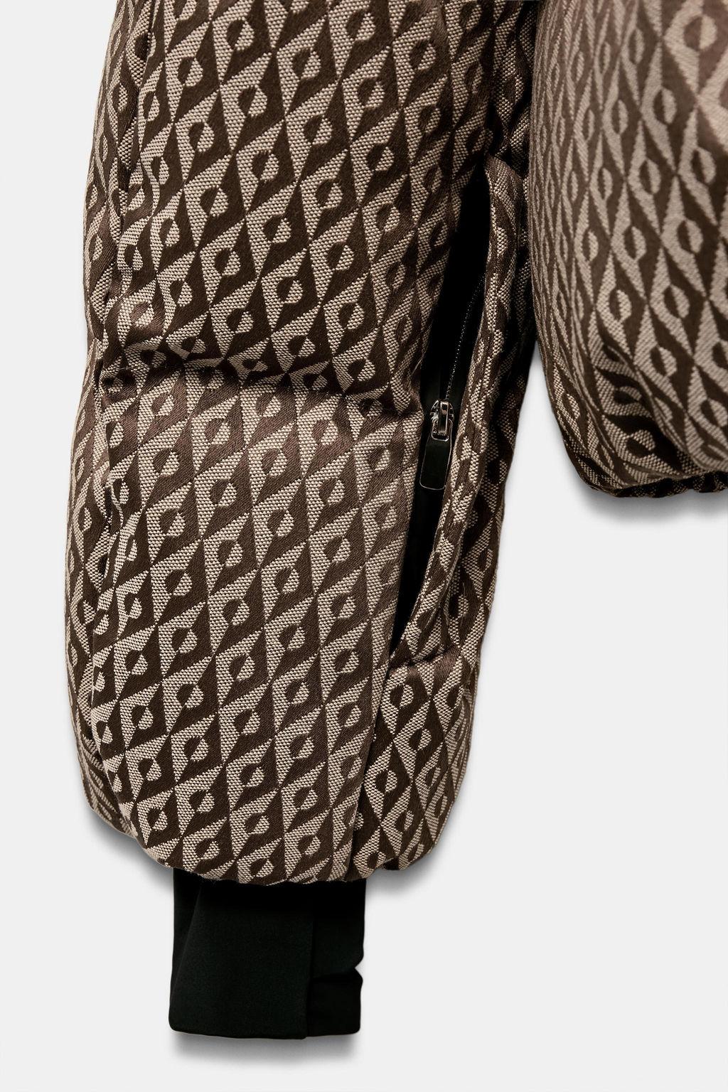 ANORAK ACOLCHADO 80% PLUM?N 20% PLUMA WATER RESISTANT WINDPROOF RECCO® TECHNOLOGY SKI COLLECTION / Beige-marro - Zara фото 11