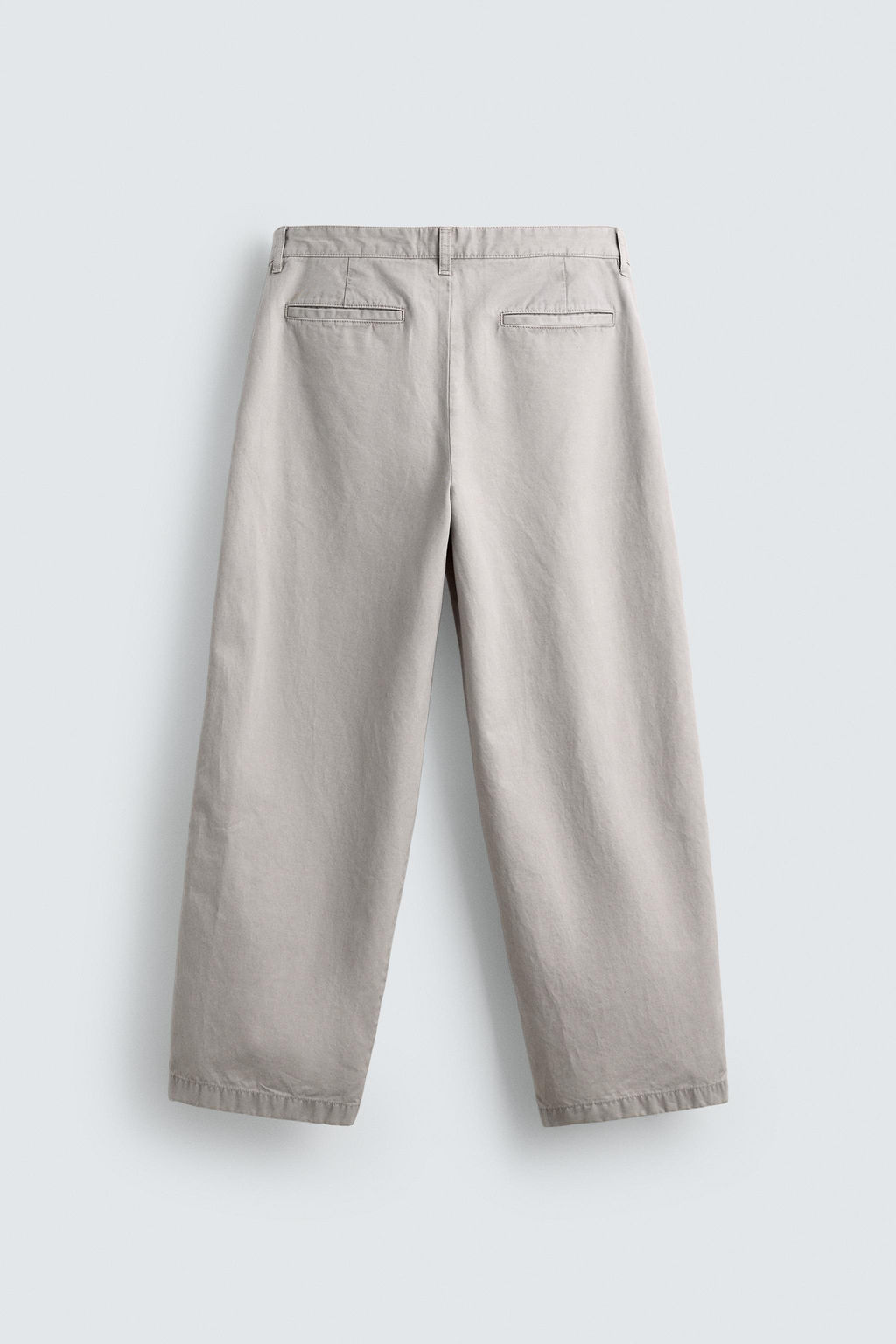 PANTAL?N RELAXED FIT PLIEGUES LIMITED EDITION / Gris perla - Zara фото 7