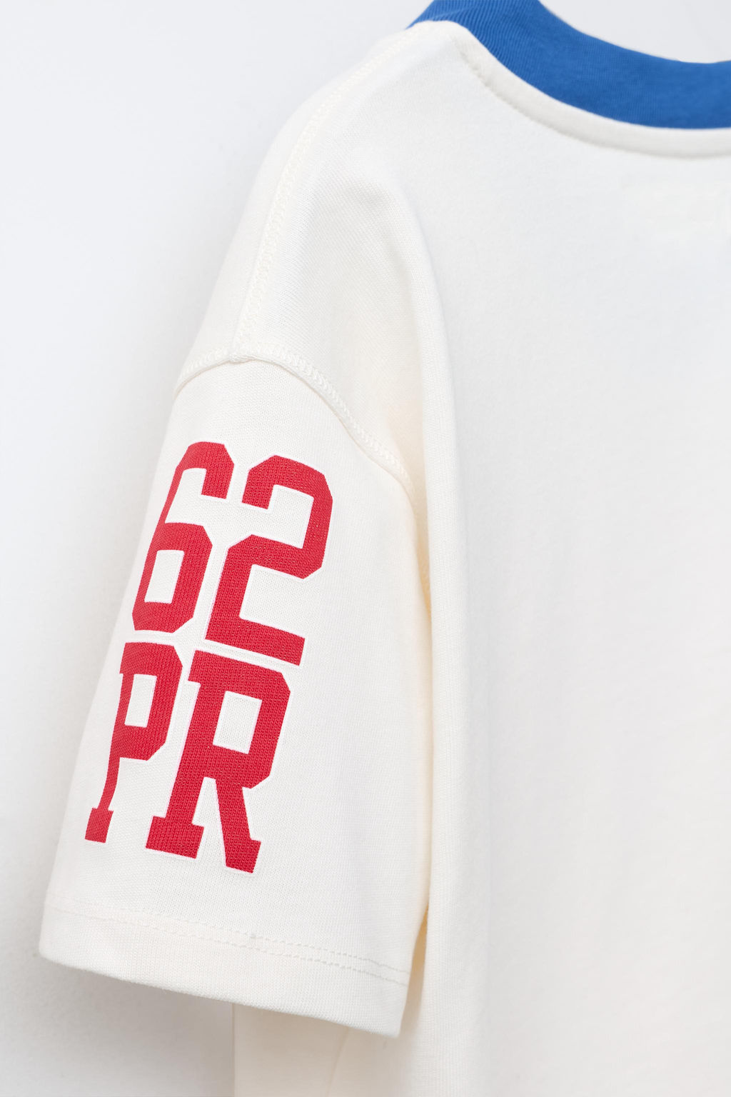 CAMISETA VARSITY TEXTO / Blanco roto - Zara фото 4