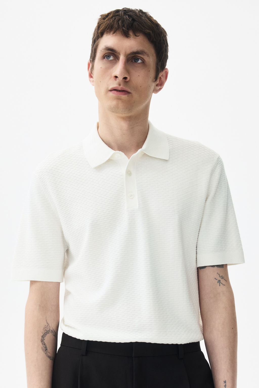 Polo texturizado Slim Fit - H&m фото 8