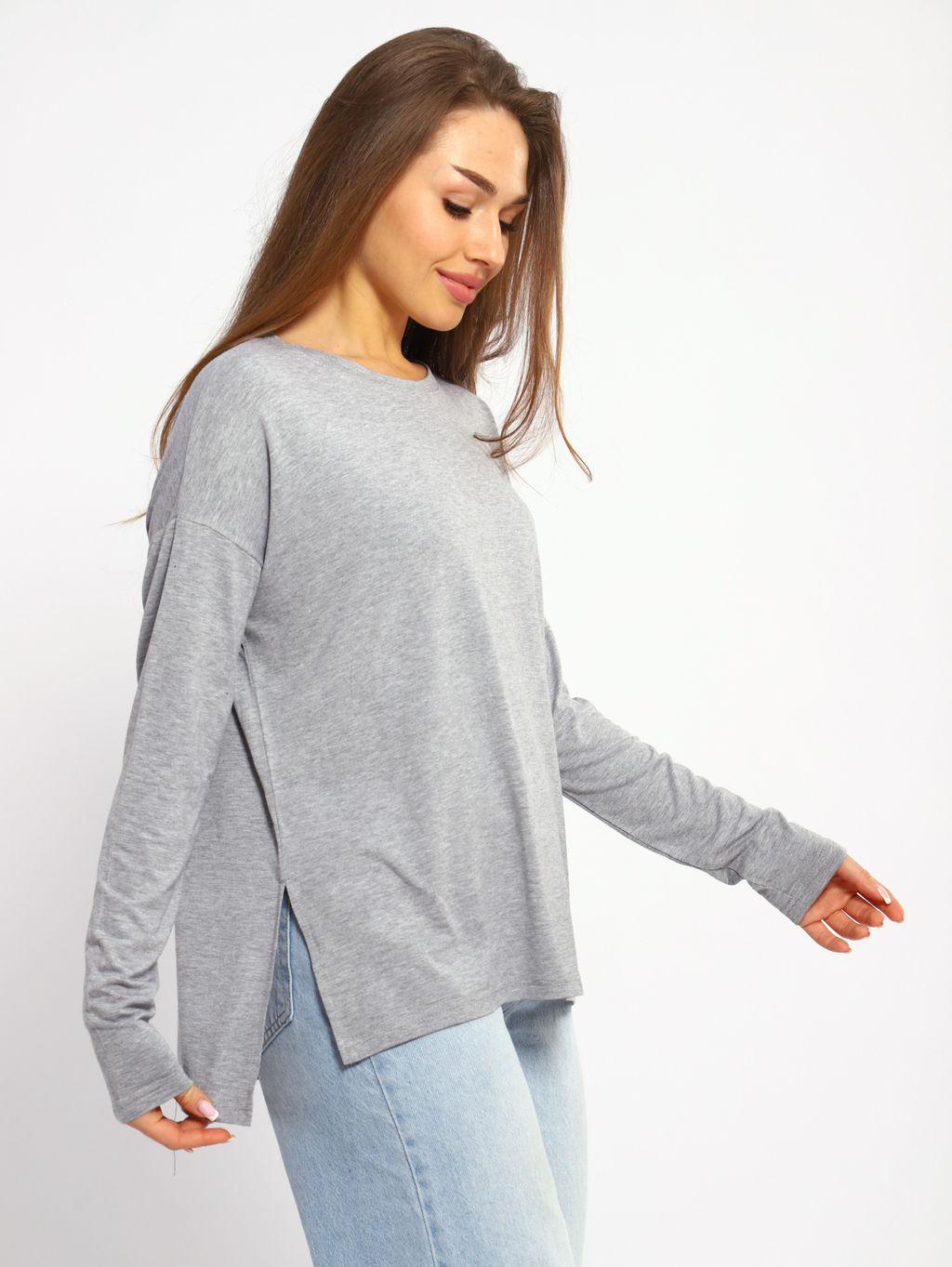 *Джемпер женский Ф-3-040в (серый)