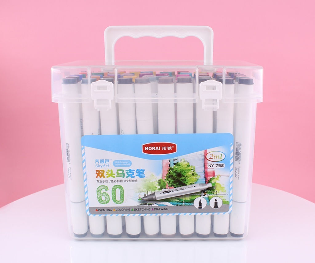 Скетч Маркеры цветные. 60 цветов