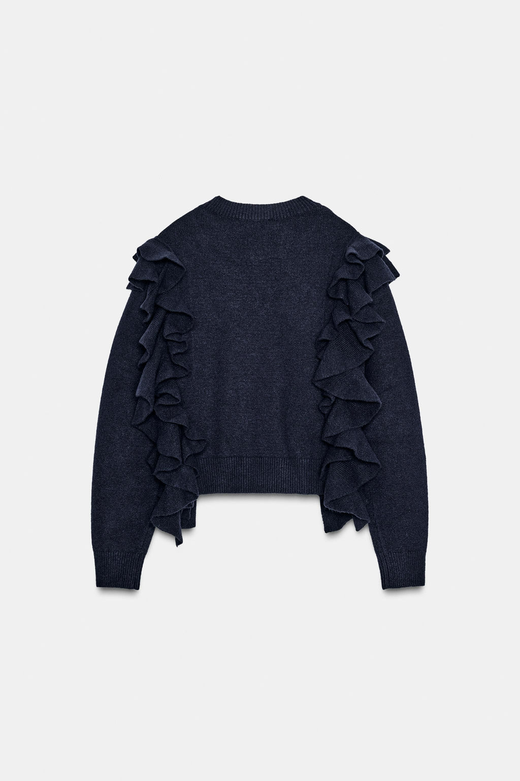 KNIT JUMPER WITH RUFFLES - Zara фото 5
