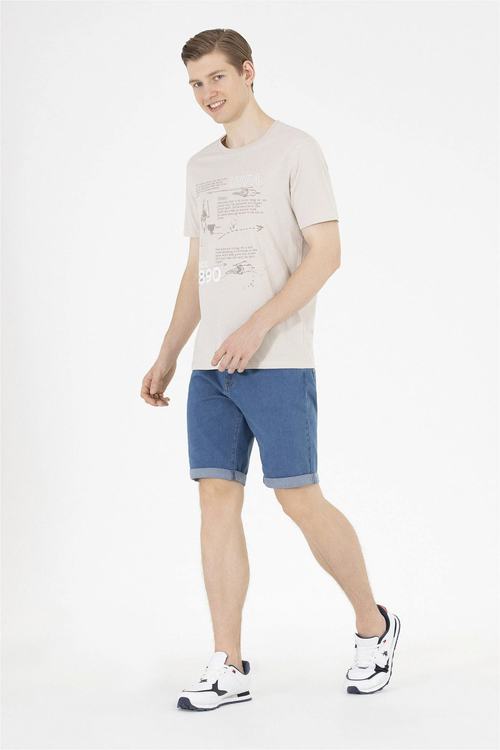 Мужская футболка с круглым вырезом Stone Stone - U.s. polo assn фото 10