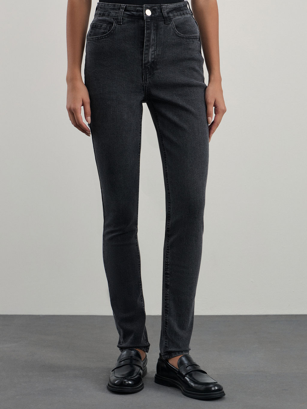 Джинсы skinny с высокой посадкой / Zarina  фото 2