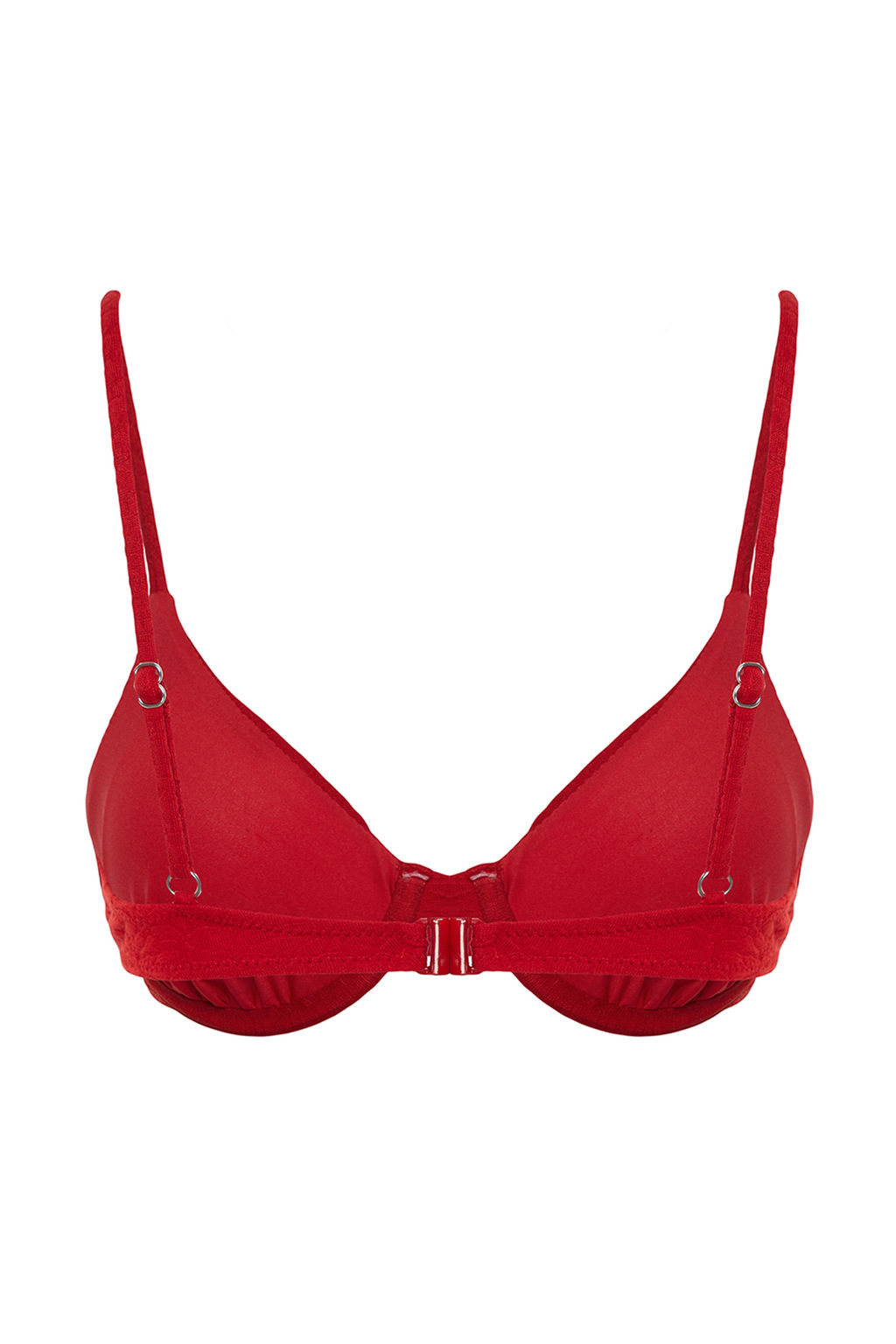 TRENDYOLMILLA K?rm?z? Balkonet Dokulu Bikini Ustu TBESS24BU00087