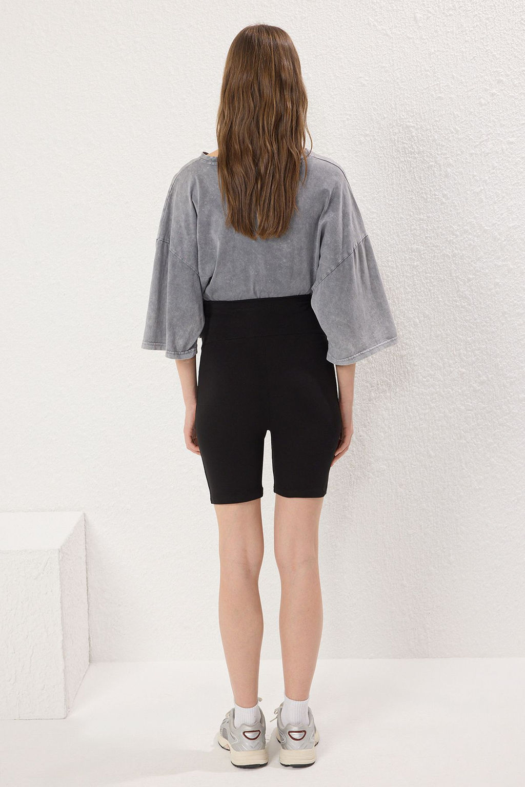 Siyah-Ten Kar?n Panelli Hamile Tayt TBBSS25BV00003 - Trendyolmilla фото 6