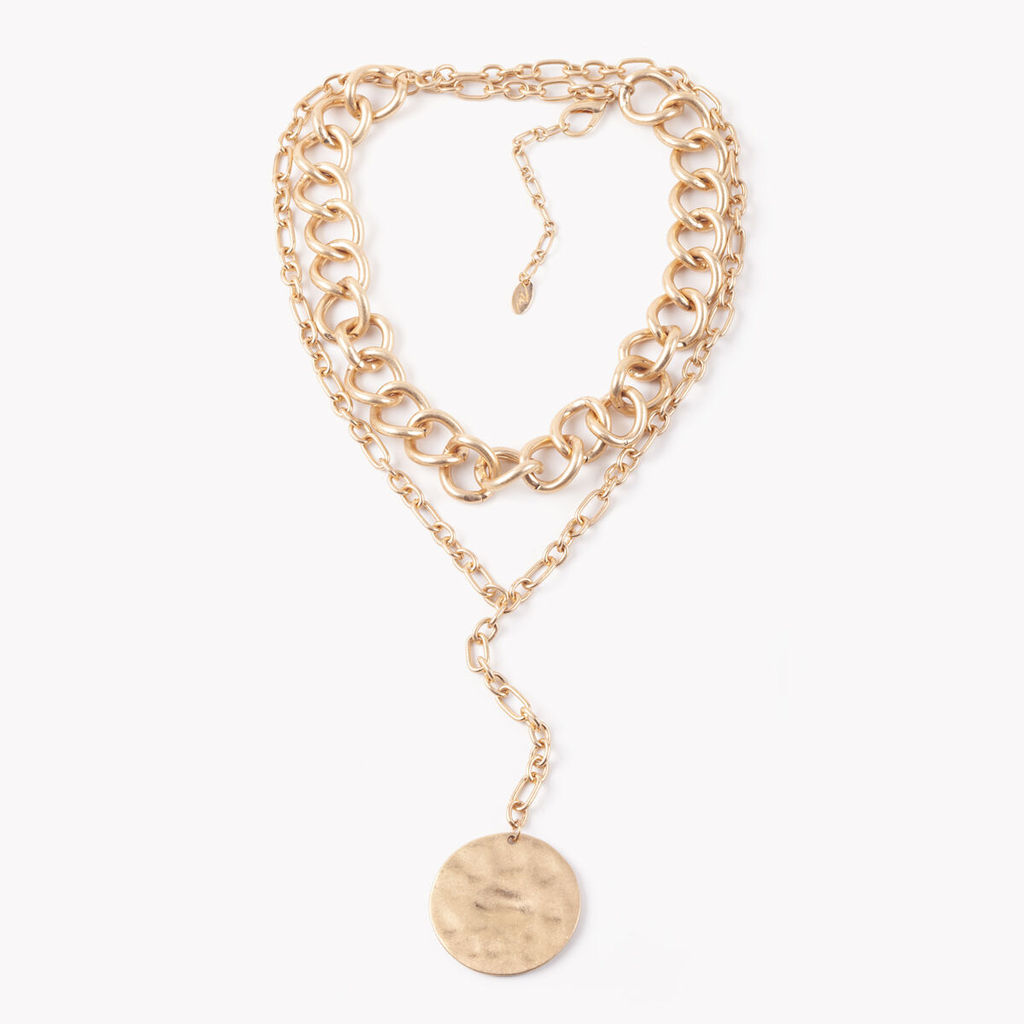 Ожерелье с подвеской в виде монеты - Модные истории фото 2