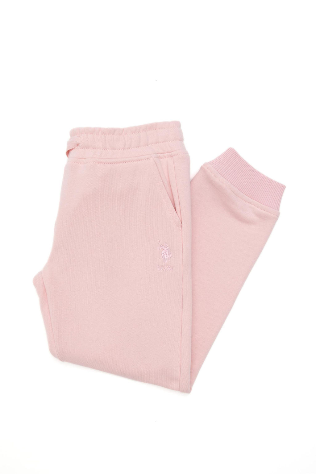 Пыльно-розовые спортивные штаны для девочек Неожиданная скидка в корзине - U.s. polo assn фото 2
