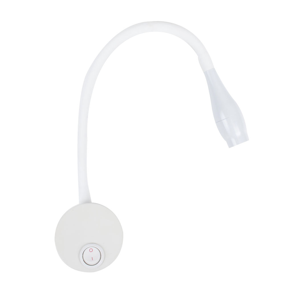 ULT-F22-3W/4000K IP20 WHITE Светильник светодиодный настенный гибкий для интерьерного освещения. 85-265В. Белый свет (4000К). Белый. TM Uniel