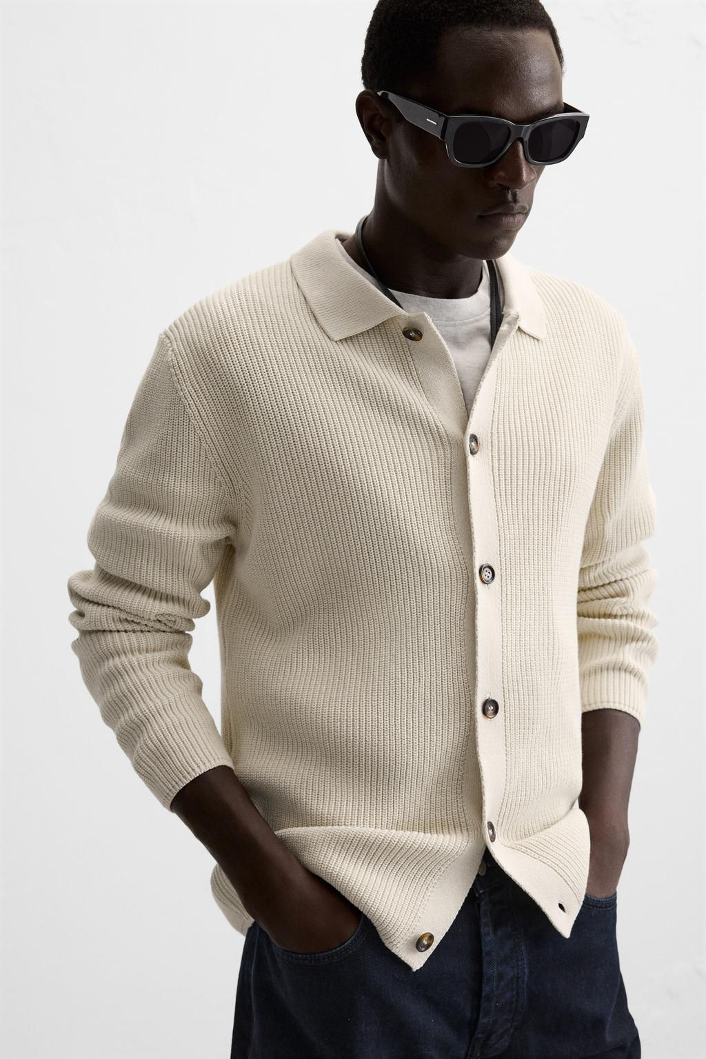 TEXTURED CARDIGAN - Zara фото 5