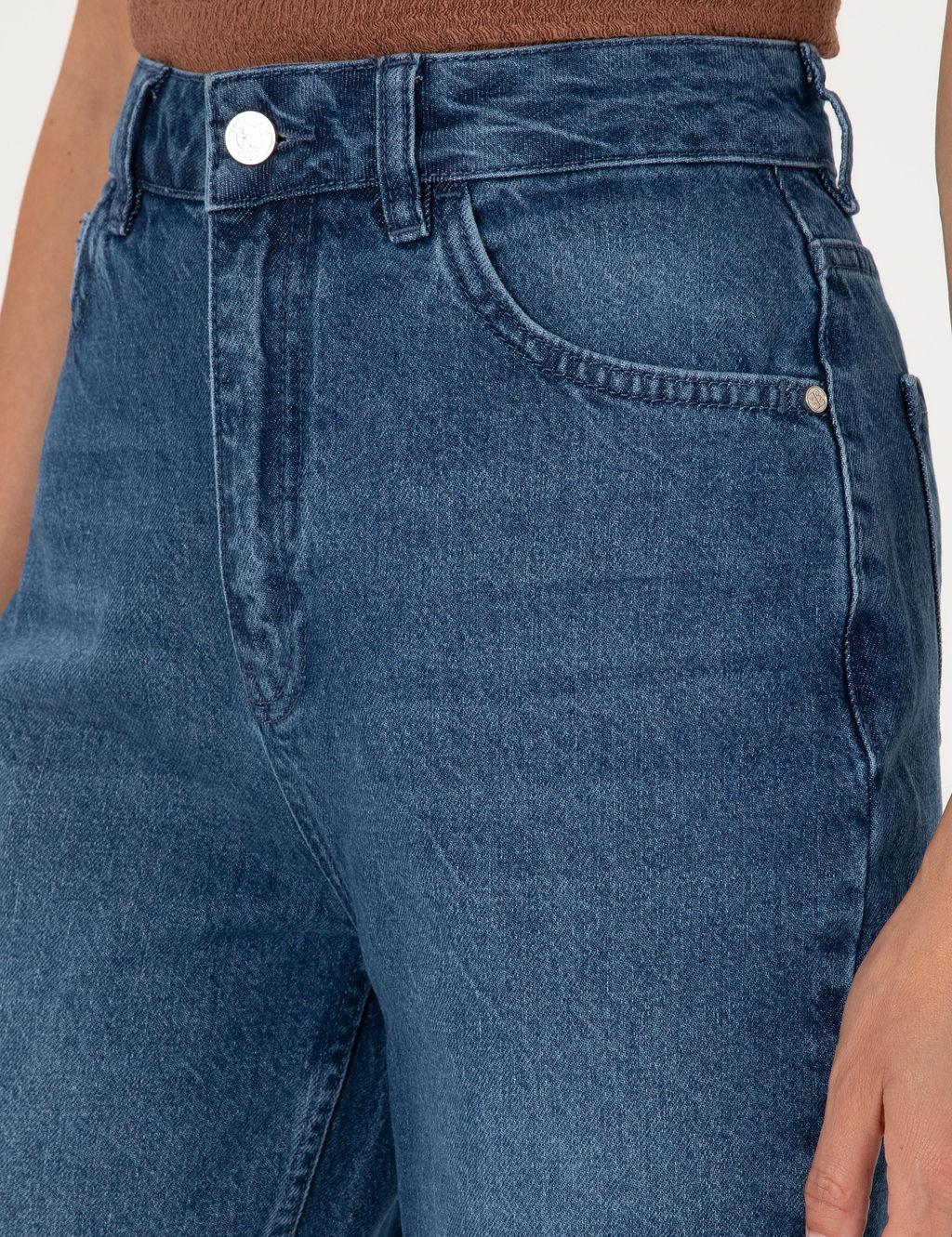 A__k Mavi Mom High Waist Fit Jean Pantolon