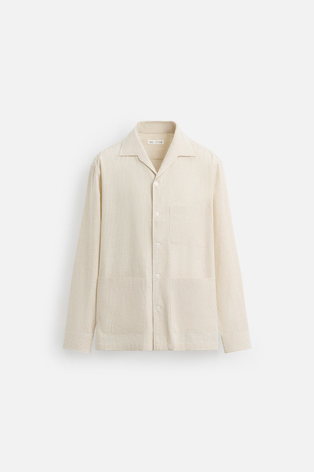 STRIPED OVERSHIRT - Zara фото 7