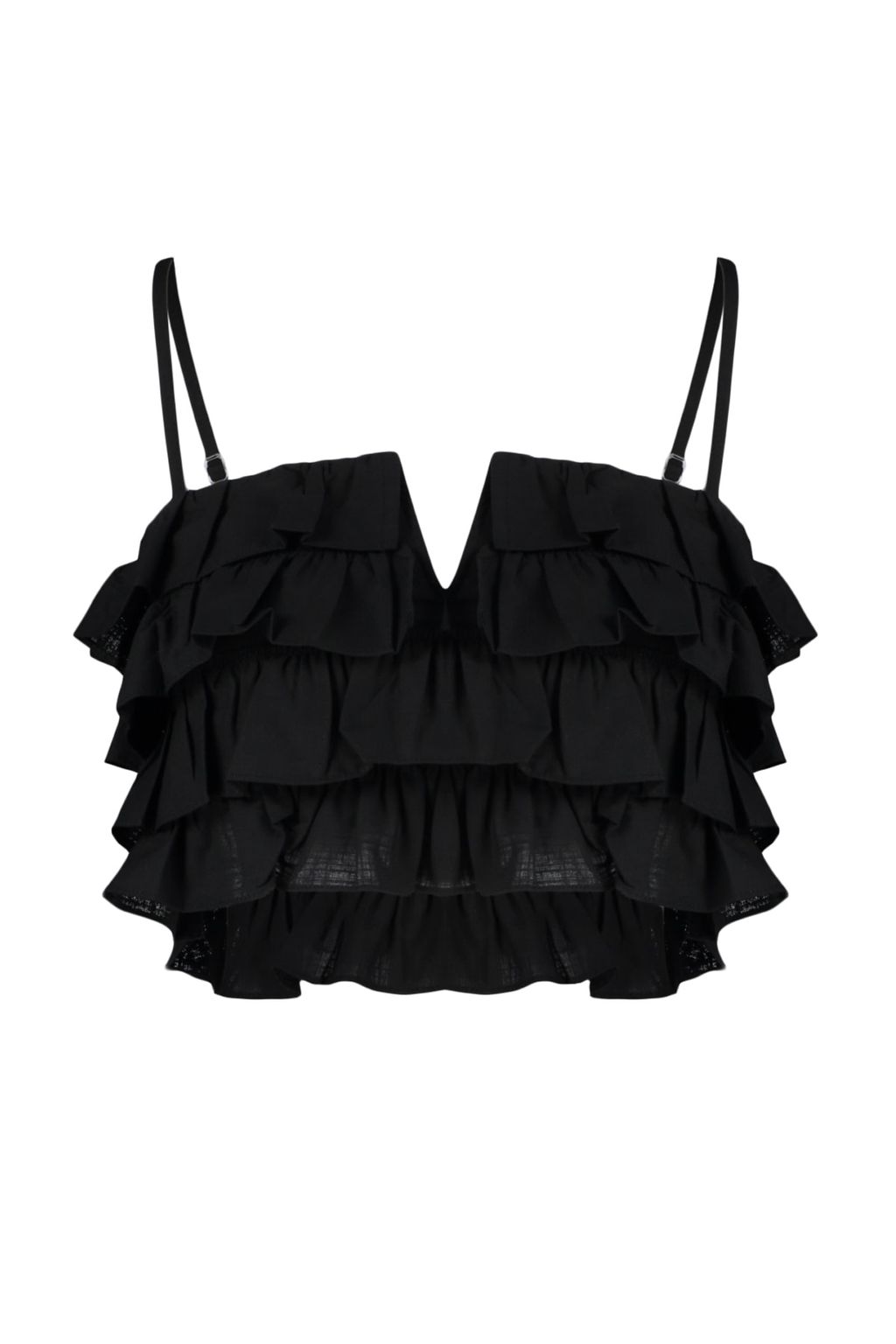 Trendyolmilla Beyaz Crop Dokuma Flaml? Pamuk F?rf?rl? Plaj Bluz TBESS21BZ0661  фото 11