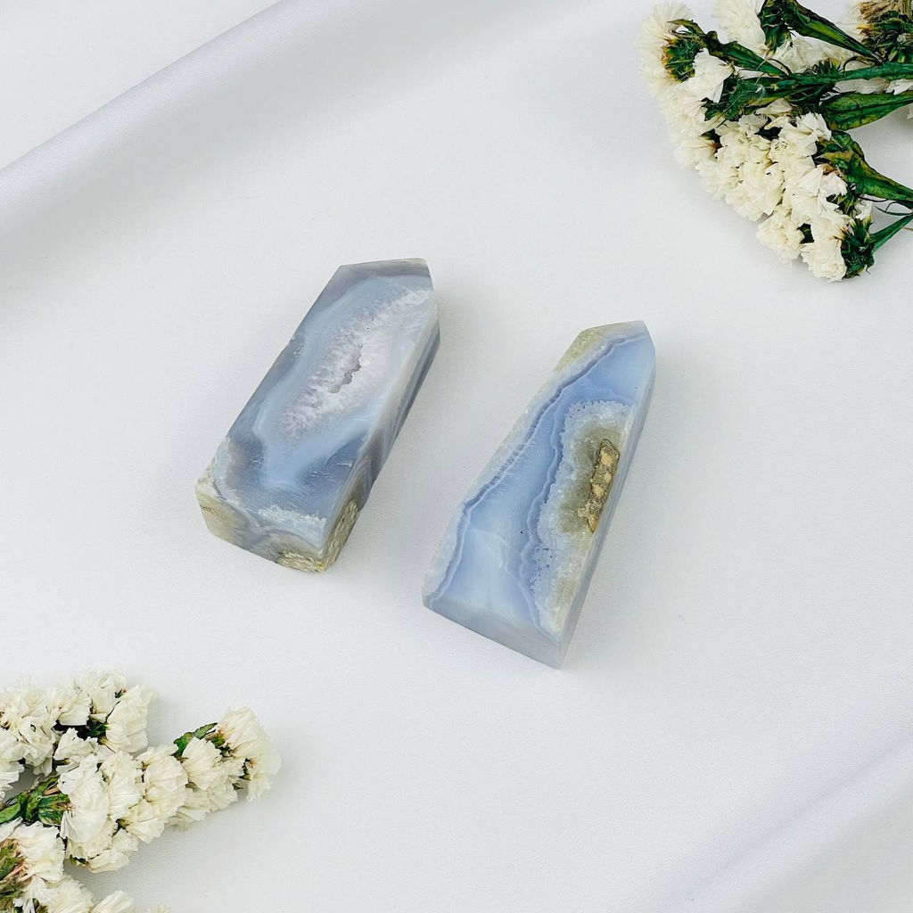 Кристалл из Голубого агата - Радуга самоцветов фото 3