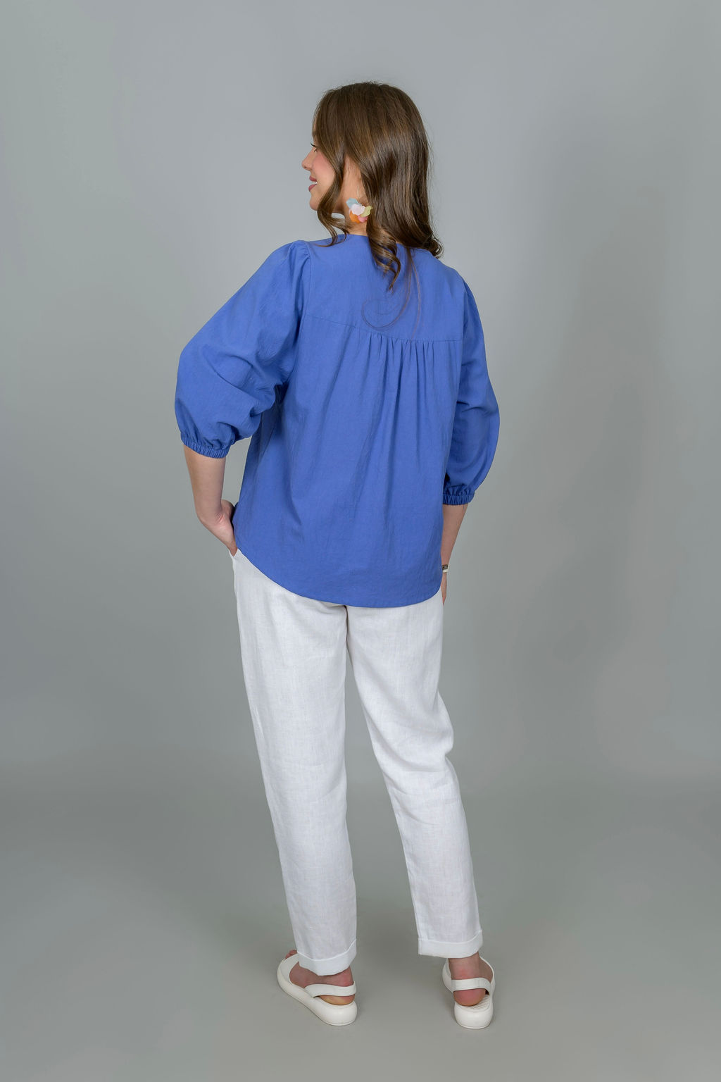 Блуза хлопок крэш жатка