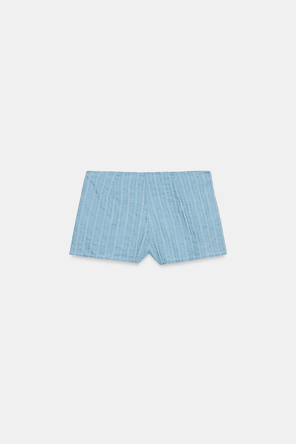 SHORTS MINI RAYAS / Azul claro - Zara фото 9