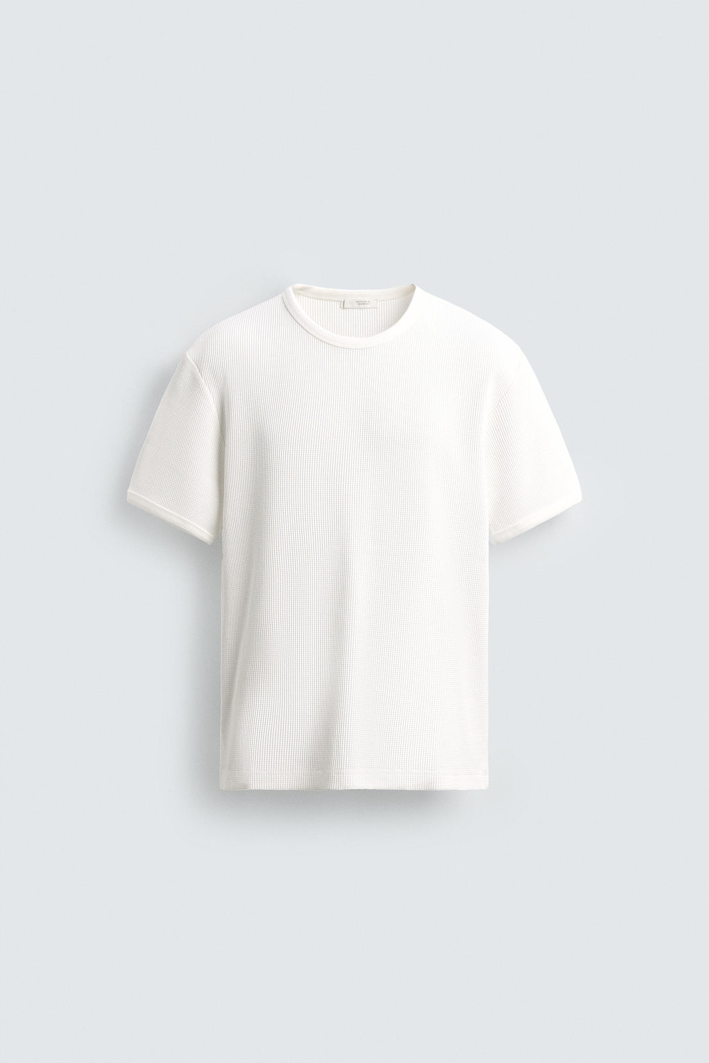 WAFFLE-KNIT T-SHIRT - Zara фото 13