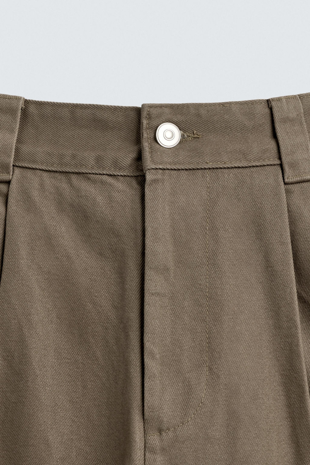 PANTAL?N CHINO BAGGY FIT PLIEGUES / Beige - Zara фото 9