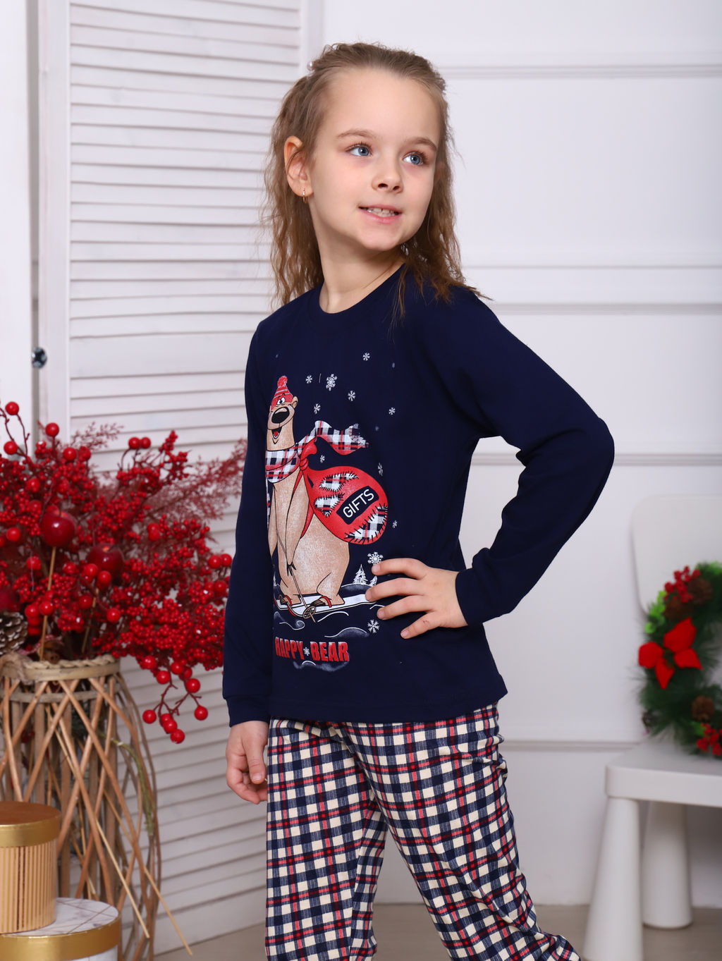 Костюм подростковый 12-110 (темно-синий) Лыжник