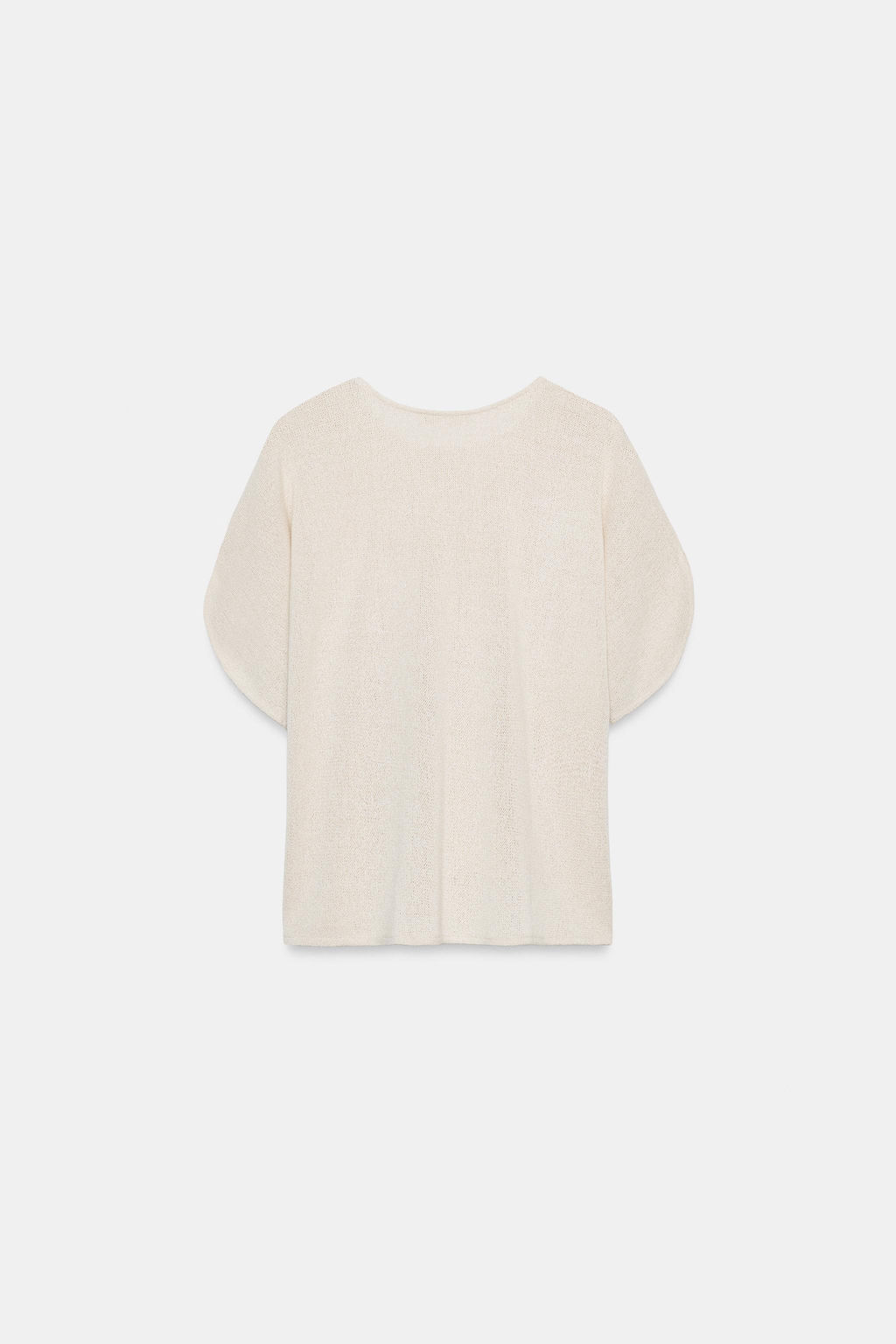 TOP R?STICO MANGA CAPA / Beige claro - Zara фото 6