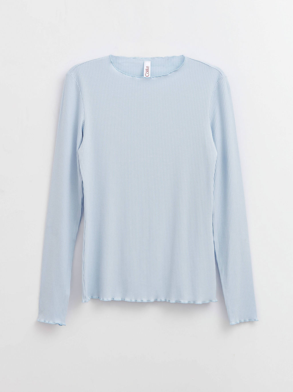 CONTE Джемпер в рубчик из премиальной вискозы LD 1164 light blue