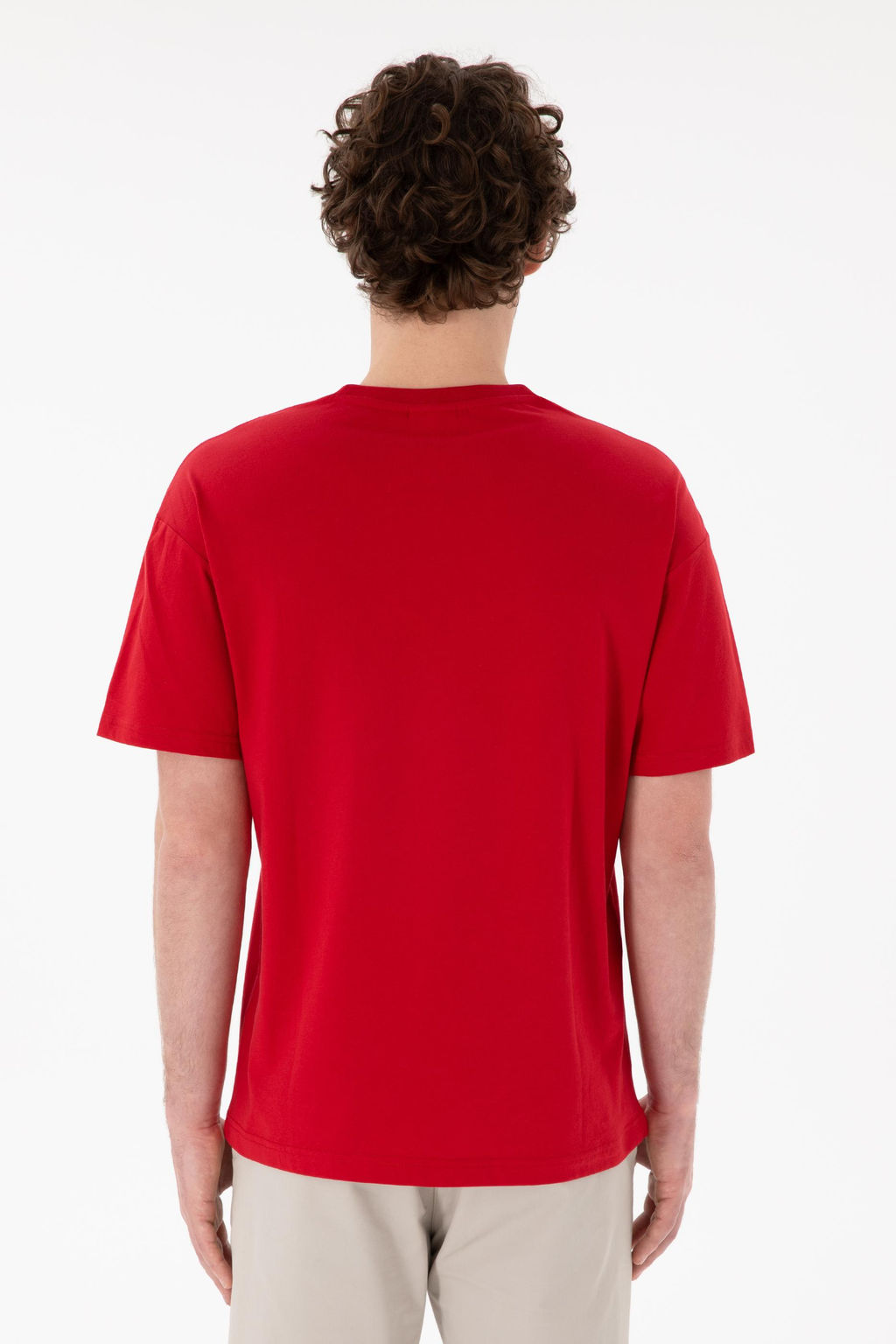 Erkek Comfort Fit Bisiklet Yaka K_rm_z_ Ti__rt Sepette S_rpriz _ndirim - U.s. polo assn фото 6