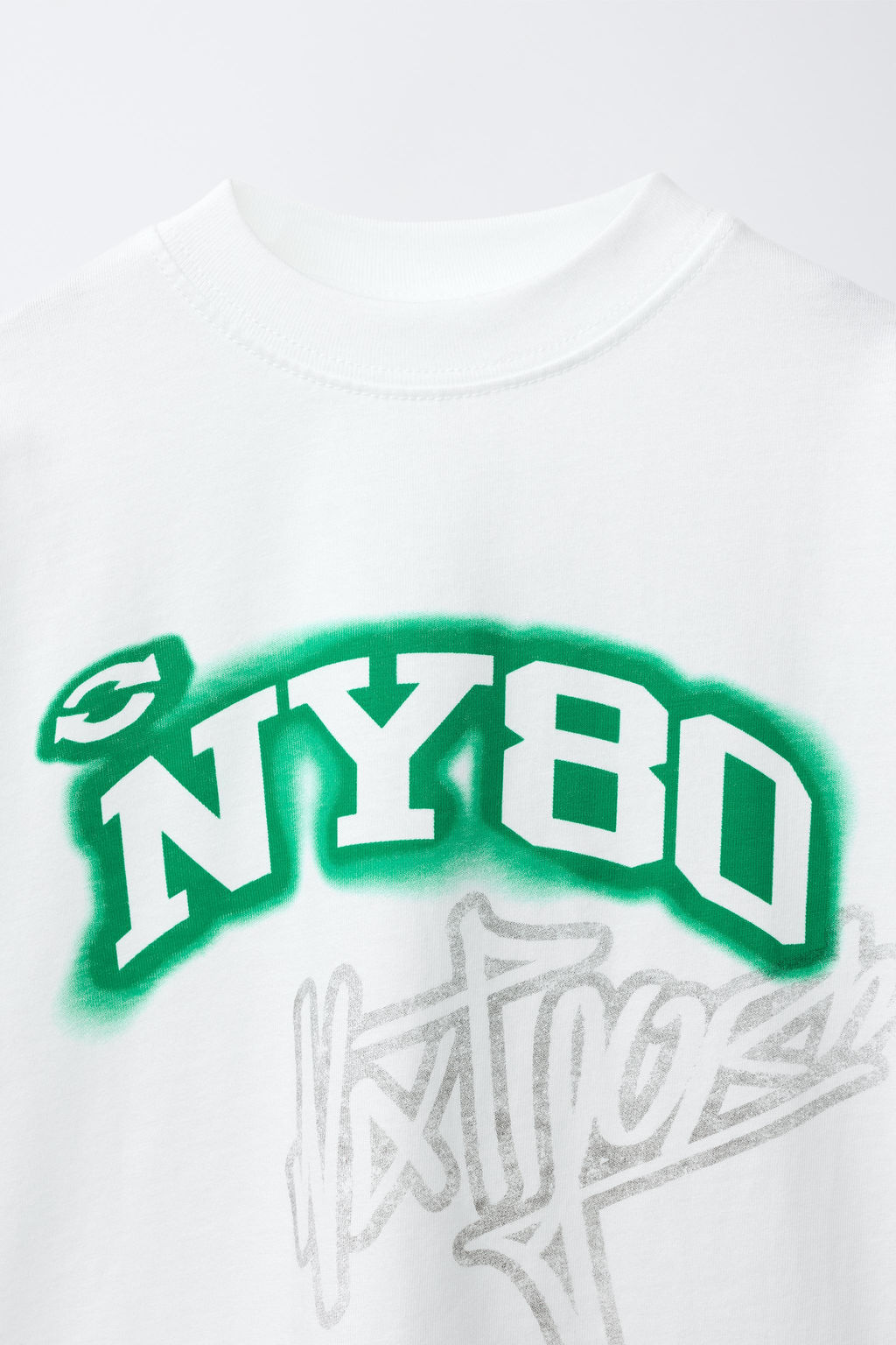 CAMISETA ESTAMPADA GRAFFITI / Blanco - Zara фото 4