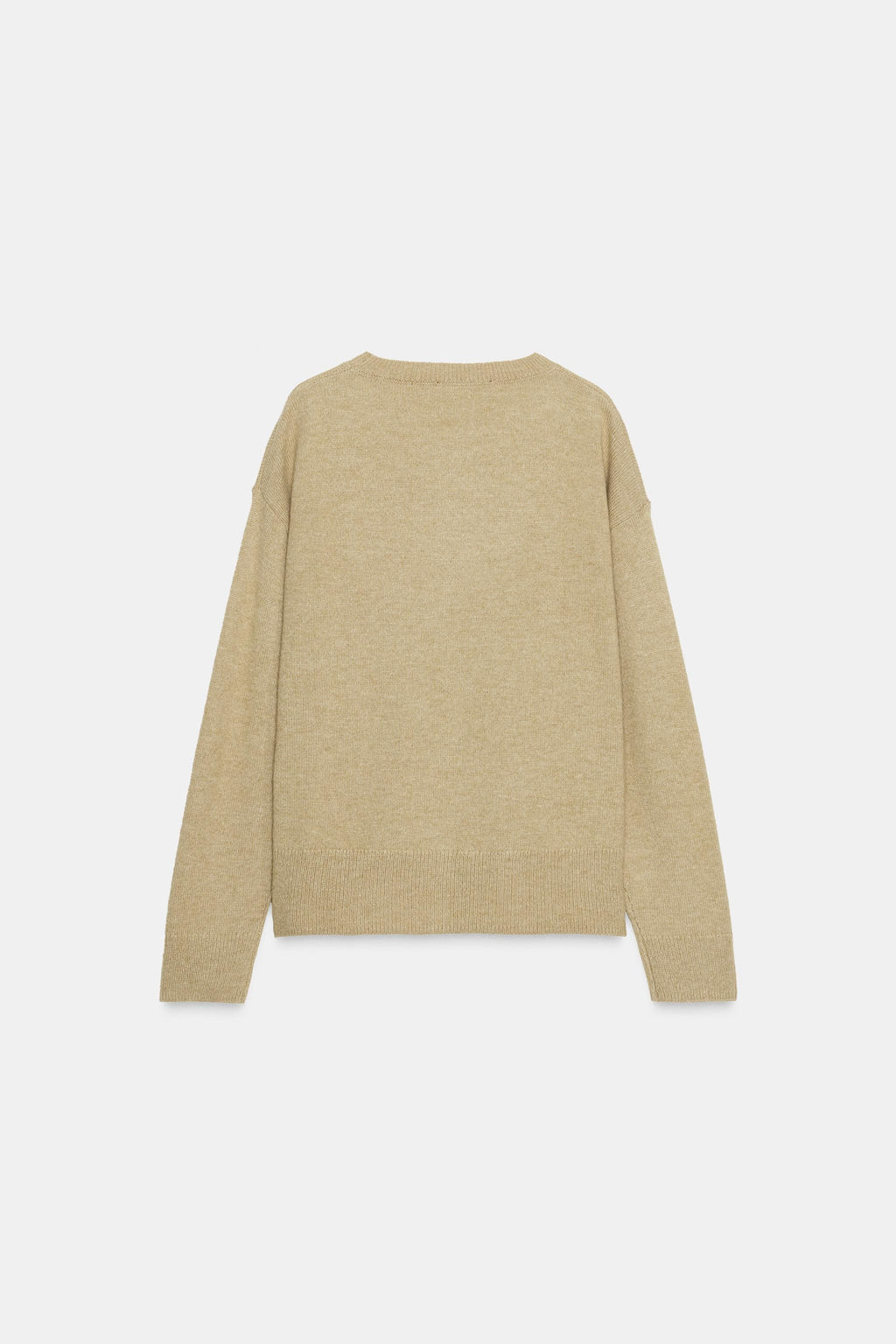 PLAIN KNIT WOOL SWEATER - Zara фото 7