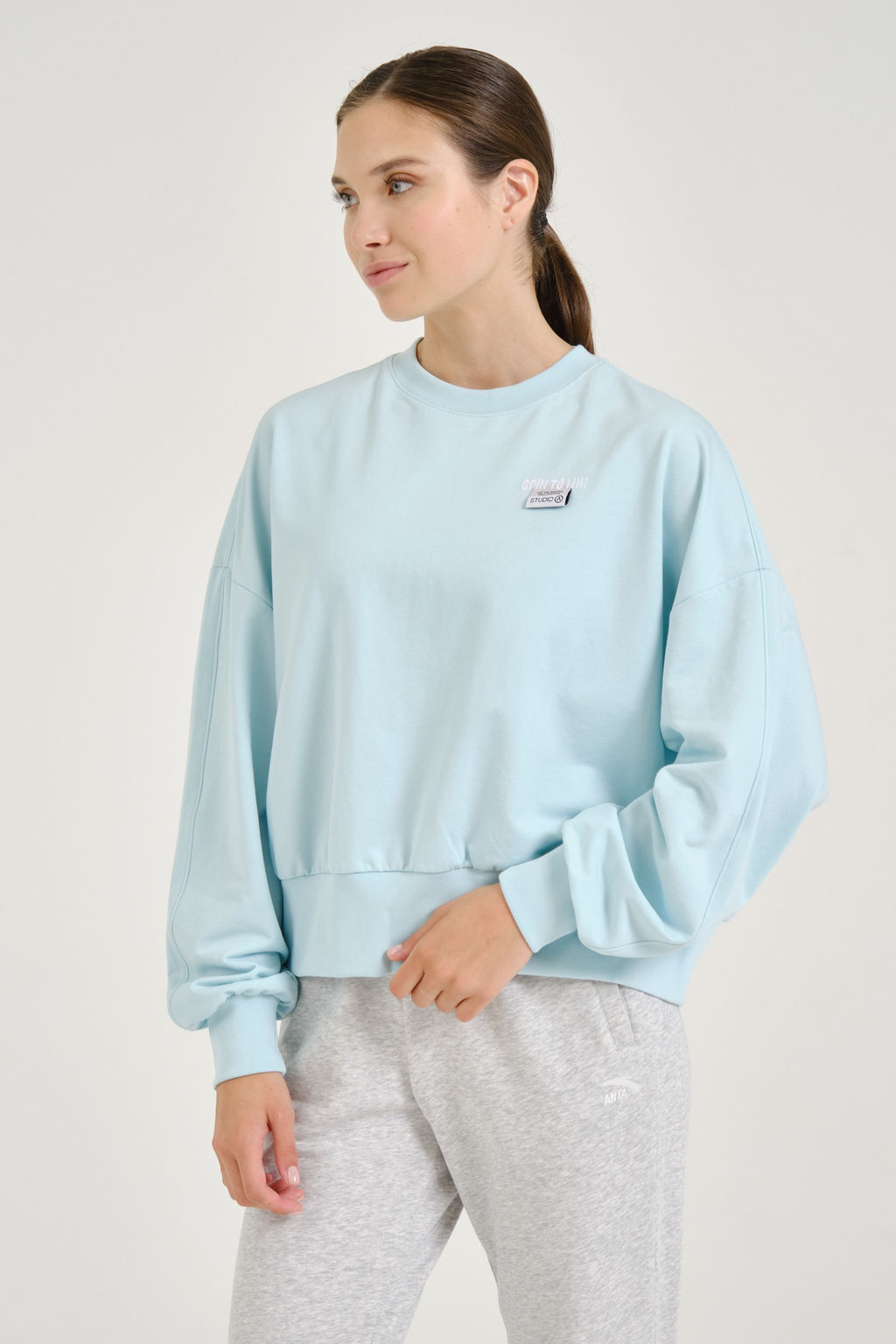 Свитшот Светло-зеленый - Anta фото 8