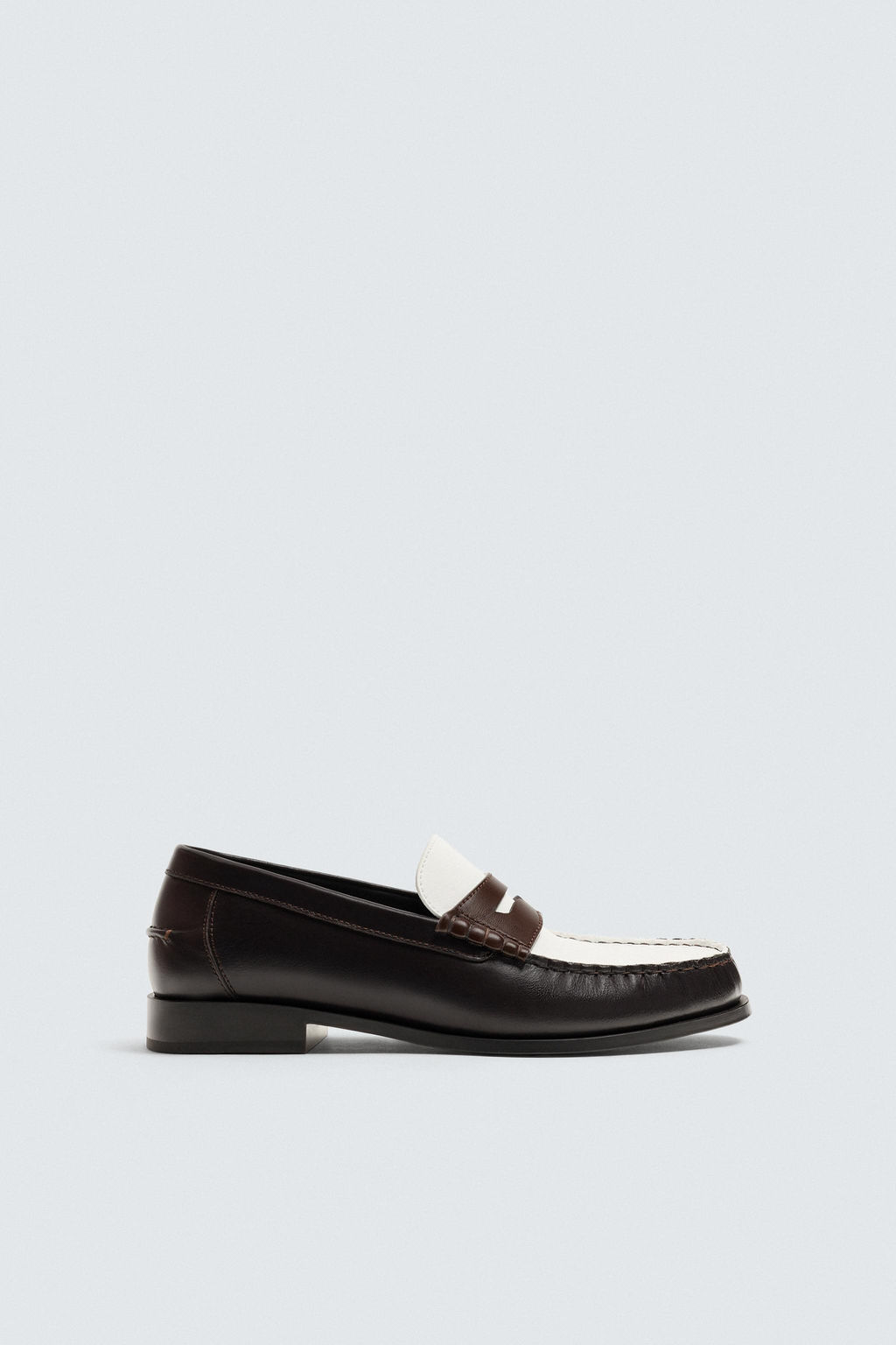 LEATHER PENNY LOAFERS - Zara фото 8