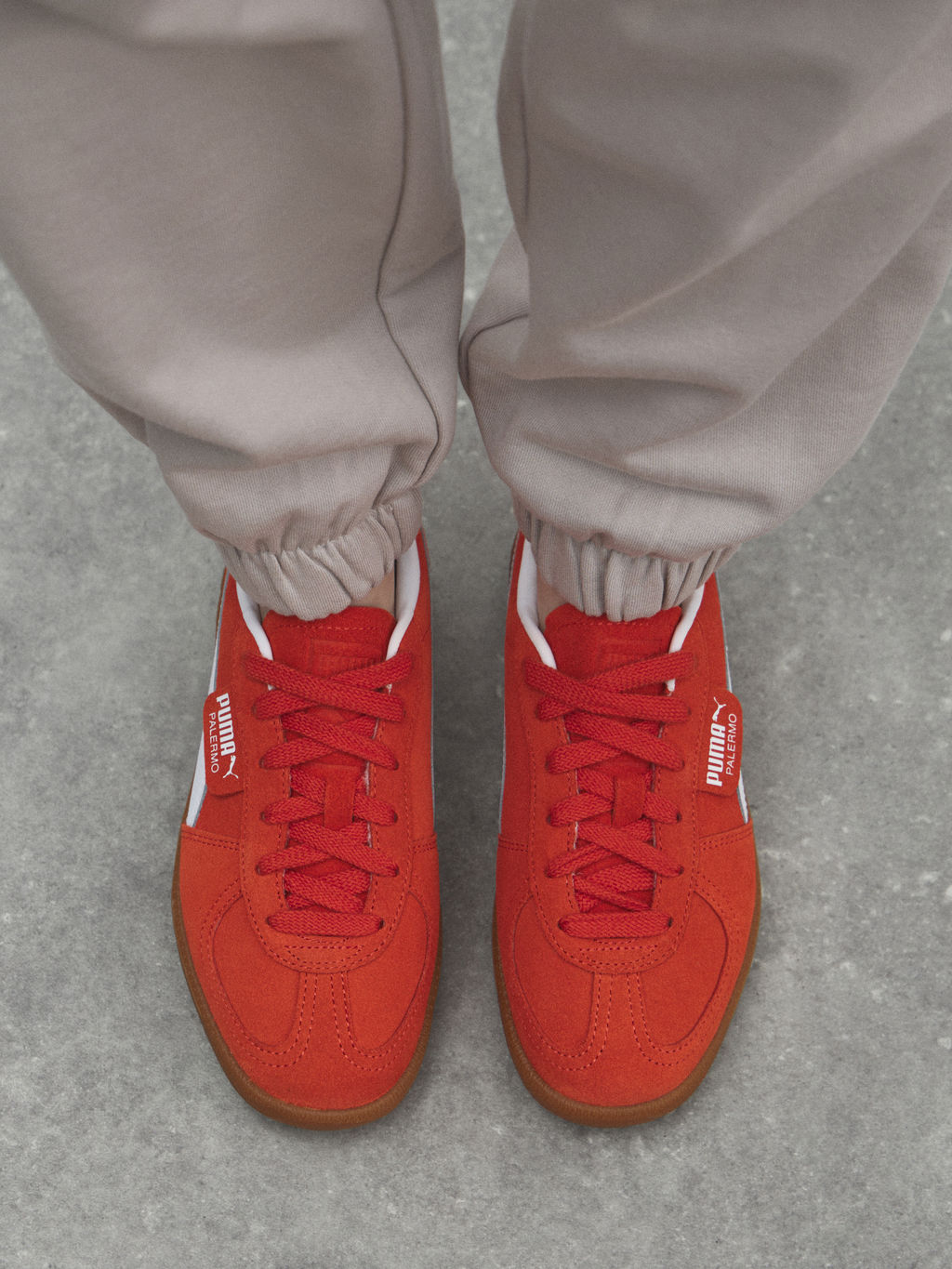 Детские кеды PUMA Palermo Jr Артикул 4587557, оранжевый
