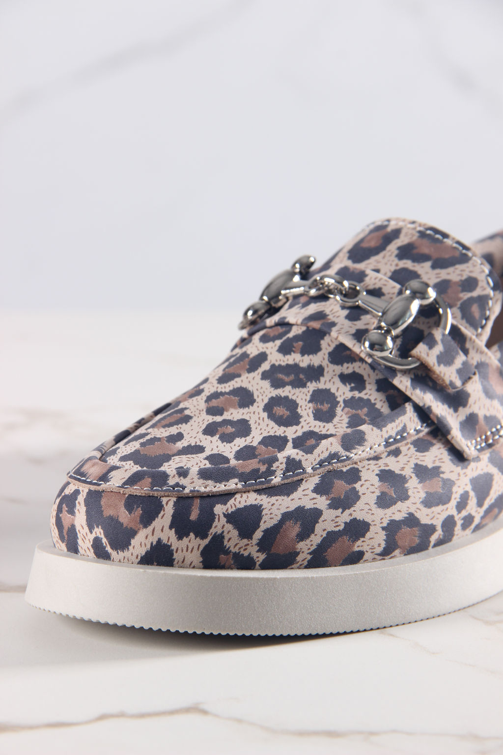 Лоферы туфли 172.1841be.Бежевый леопард