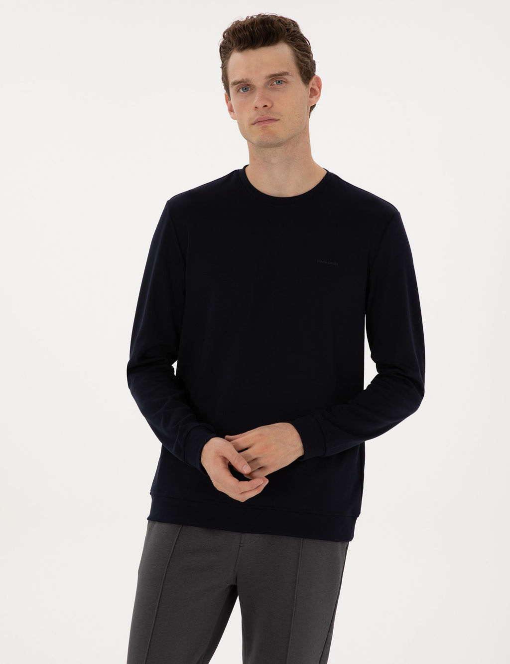 Lacivert Regular Fit Sweatshirt - Pierre cardin фото 3