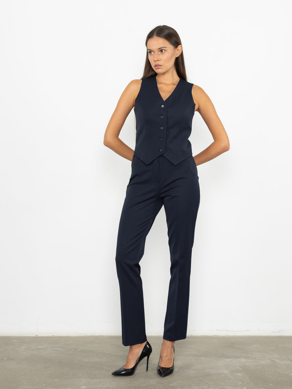 Брюки прямого силуэта