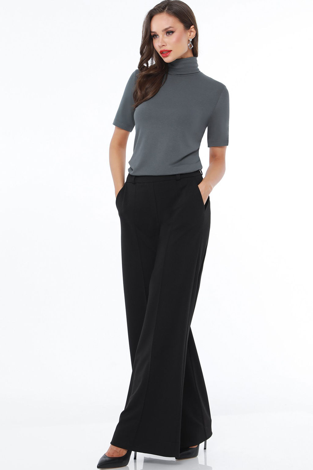 Водолазка Ты в тренде, грей - Dstrend фото 6